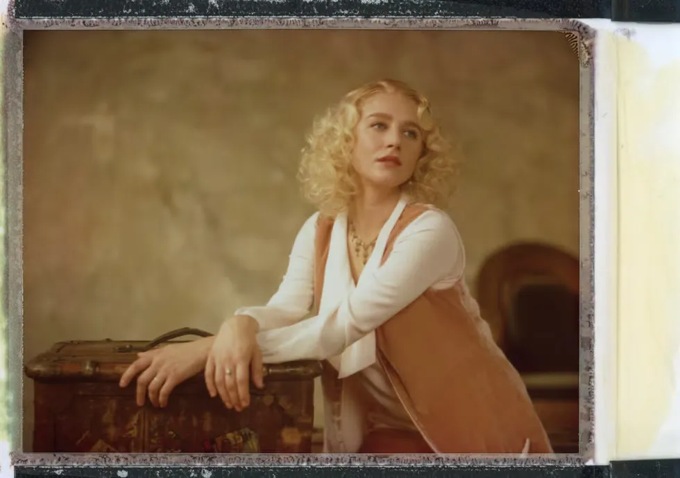 Portrait of actress shot on Graflex