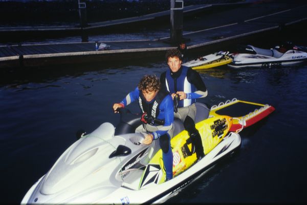 Barney & Flea Heading Out To Mavericks